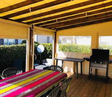 Gastes House | Mobil-Home Camping 4* Landes Lac et Océan 6 à 8 p.