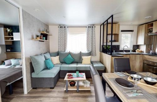 Gastes House | Mobil-Home Camping 4* Landes Lac et Océan 6 à 8 p.