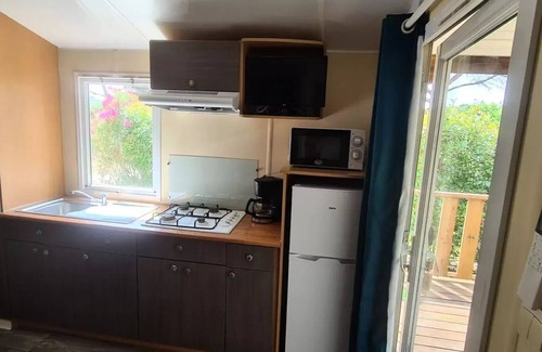 Bizanet House | Mobil Home Cigale + Clim + TV 32m² - 2 bedrooms 4 people