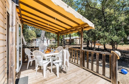 Regusse House | Mobil-home | Classic | 3 Ch. | 6 pers. | Raised terrace