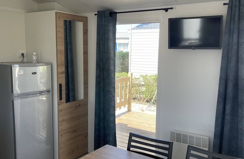 La Gueriniere House | Mobile home 6 persons in 5* campsite, NOIRMOUTIER direct access to the beach