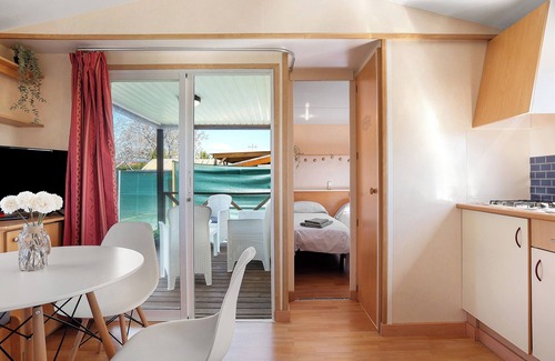 El Palmar House | Mobile Home 'Natural Casita Palmar' with Private Terrace, Wi-Fi and Air Conditioning