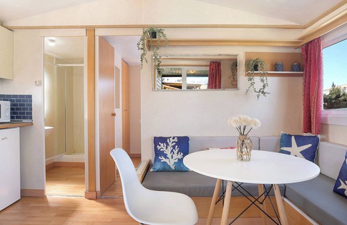 El Palmar House | Mobile Home 'Natural Casita Palmar' with Private Terrace, Wi-Fi and Air Conditioning
