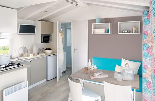 Hohenlychen Apartment | Mobile home Lagune III Am Strandbad Lychen