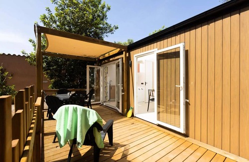 Palau-del-Vidre House | Mobile-Home RIVIERA SUITE CLIM/TV 4 persons