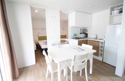 San Vincenzo House | Mobilehome with terrace, pool and air conditioning