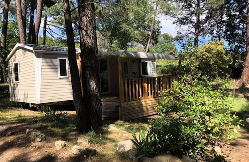 Bollene House | Mobilhome COQUELICOT Air-conditioned -3 bedrooms + TV (2 adults+4 children) 2 to 6 persons - 2 pers. included in price