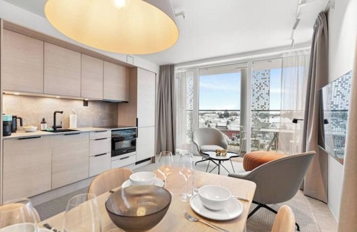 Lillestrom Apartment | Modern 2-Bedroom Apartment with Balcony in the Heart of Lillestrøm