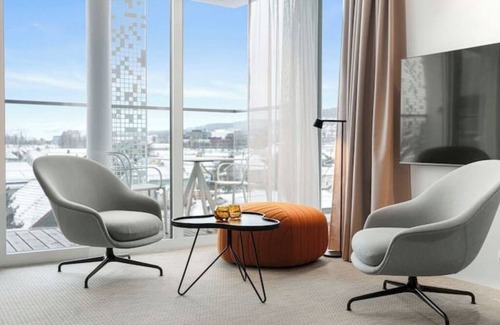 Lillestrom Apartment | Modern 2-Bedroom Apartment with Balcony in the Heart of Lillestrøm
