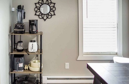 Mishawaka House | Modern 2-BR Home with Fenced Yard & Workspace