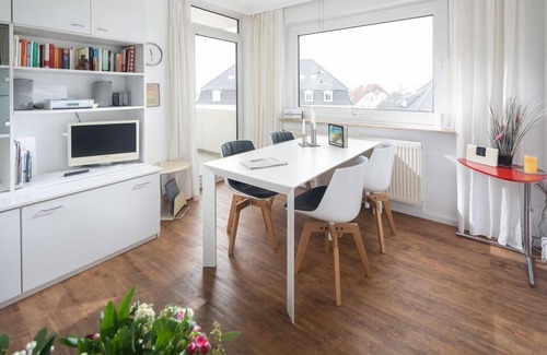 Norderney Apartment | Modern 2-room vacation apartment with balcony
