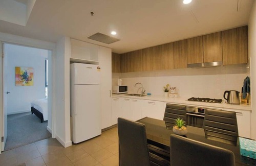 Adelaide Central Business District Apartment | Modern 2BR City Apartment with Pool & Gym