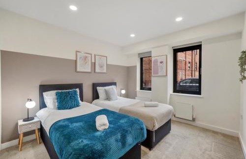 Bedford Apartment | Modern 2BR in Bedford, Parking, Free WiFi, Gym and Cinema room