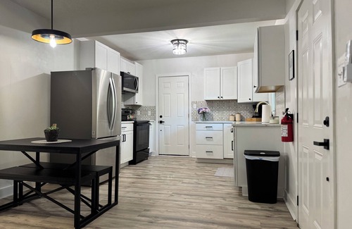 Columbus House | Modern 3BR Columbus Retreat Near Fort Benning Sleeps 9 & Pet-Friendly Yard