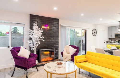 Canoga Park House | Modern 4-bedroom Hollywood Oasis with Claw Machine, Private Spa, and Ping Pong