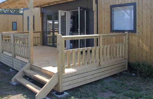 De Veenhoop Ski Chalet | Modern 6-person chalet in the Frisian countryside, 3 bedrooms and WiFi