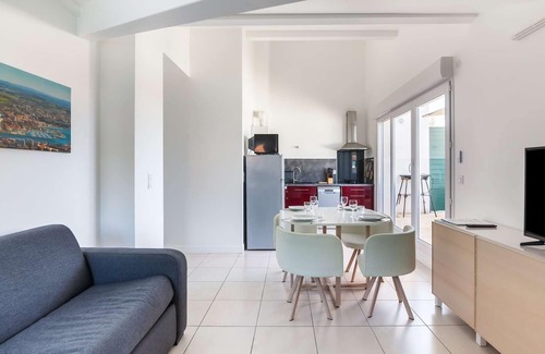Hendaye Apartment | Modern Apartment 400m from Hendaye Beach with Terrace and Parking