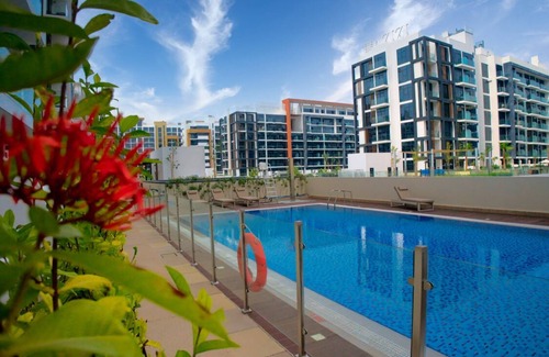 Nad Al Sheba Apartment | Modern apartment in brilliant Dubai with AC, fitness room, WiFi