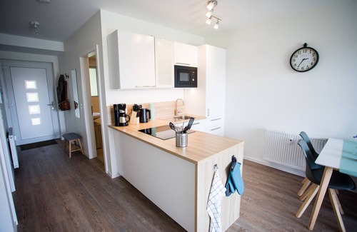 Wremen Apartment | Modern apartment overlooking the dike, in Wremen