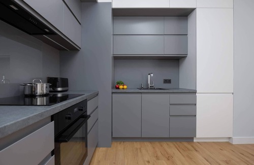 Praga Apartment | Modern Apartment with Air Conditioning and Parking Near the PGE Stadium in Warsa