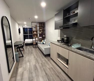 Zona Rosa Apartment | Modern apartment with terrace - T Zone in Bogotá