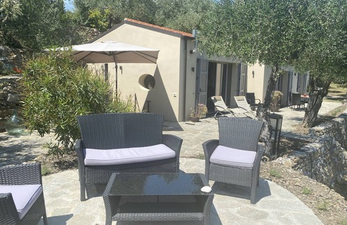 Vasia House | Modern architect's house in olive grove with sea views