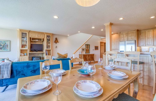 Netarts House | Modern Beauty on Private Street has Netarts Bay, Ocean Views, Putting Green!