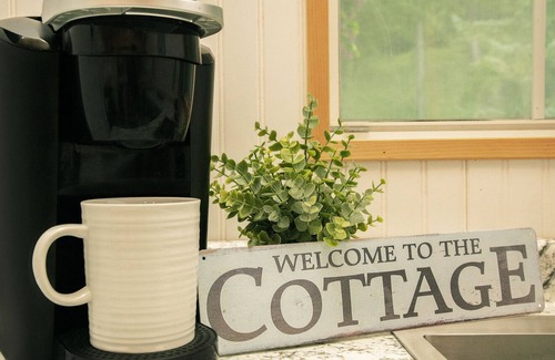 McGregor Cottage | Modern Cottage Cabin, private area with pond, fishing nearby, swimming and more