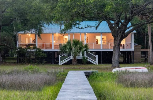 Edisto Island House | Modern Cottage on Edisto with deep water and viewsnn
