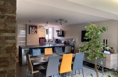 Annecy Old Town Apartment | Modern duplex loft in the heart of Annecy's old town for 10 people