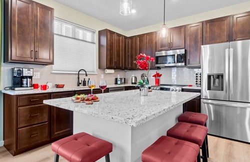 Superior House | Modern Getaway | Hot Tub, Game Room, Fireplace & Grill