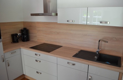 Wangerland Apartment | Modern, ground-floor apartment with garden, ideal for young families.