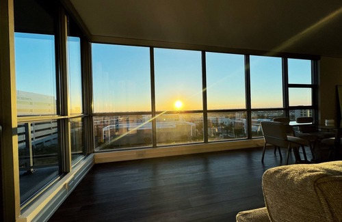 Santa Ana Apartment | Modern High Rise - 2BR 2BA, Pool, Gym, and Amazing Sunset Views!