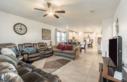 Manor House | Modern home with huge living area, great for family and group vacations