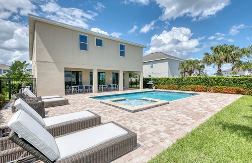 Galilee House | Modern Home with Pool Table near Disney with Waterpark & Resort Access at.