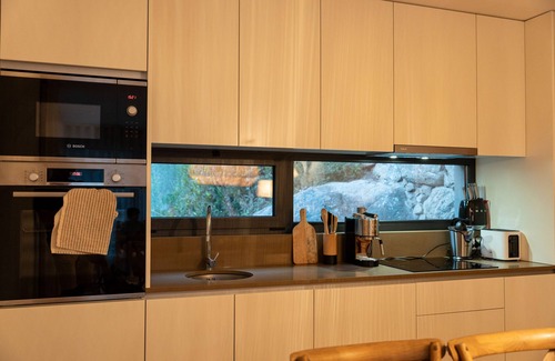 Cinfaes House | Modern house near waterfall with fluvial beach and amazing view over Douro river