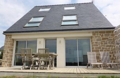 Erdeven House | Modern house, very beautiful sea view, beach possibility on foot, 10 people max.