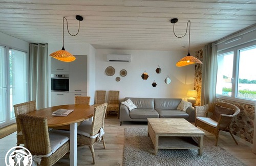 Barbatre Cottage | Modern house with AC, garden and parking, near Noirmoutier beach