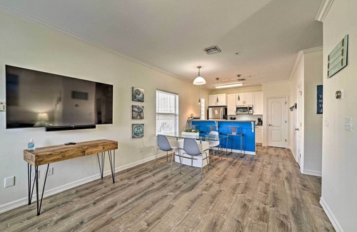 South Padre Island Condo | Modern Island Condo w/Pool: Steps to the Beach!