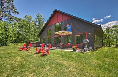 Nevis House | Modern Lakeside Chalet on Crow Wing Chain with Dock!