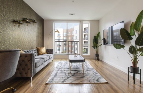Needham Apartment | Modern Luxe Loft | Free Parking, Fast Wi-Fi, Gym
