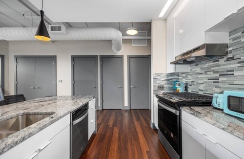 Nelson Apartment | Modern Luxury, 1 bedroom in Downtown Muskegon- Leonard Luxury Apartments