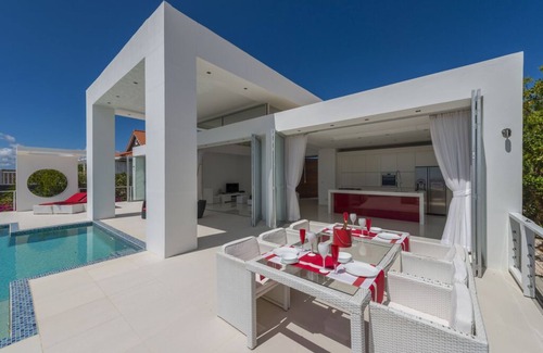 St. Marie Villa | Modern Luxury Villa on edge of cliff with SPECTACULAR VIEWS of Azure Sea