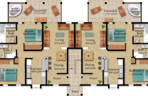 Enterprise Condo | Modern, spacious 2 bed/2 bathroom condo with pool, near several beaches.