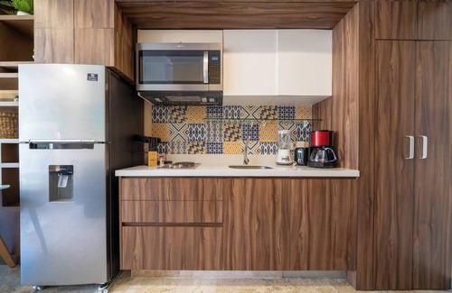 Zazil-ha Apartment | Modern Studio in Bahay Condos-Steps from the Beach