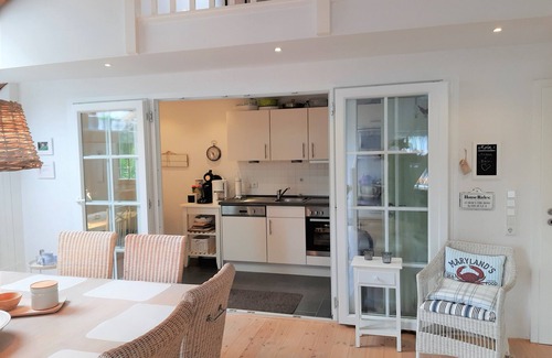 Norden House | Modern vacation home in a unique location directly on the dike, half of the house