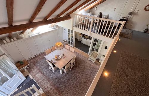 Norden House | Modern vacation home in a unique location directly on the dike, half of the house