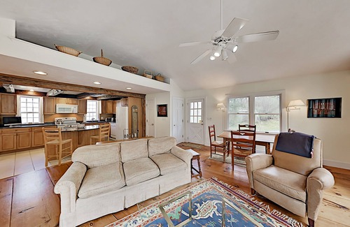 East Dennis House | Modernized Antique House with Central AC on 2 Acres & Close To Beach!
