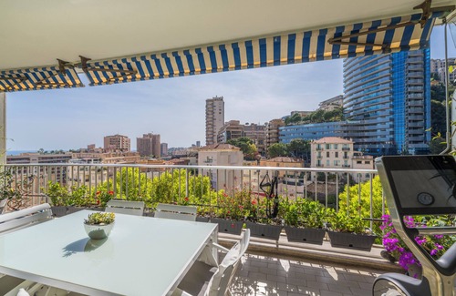 La Rousse Apartment | Monaco Seaview with pool and gym