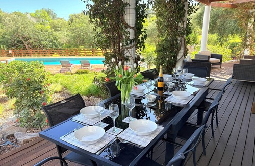 Calicos Villa | Monte Calicos. Private, Individual Design Villa. Solar Heated Salt Water Pool,